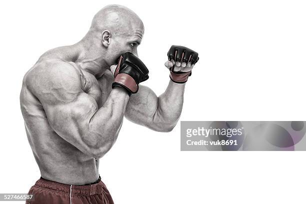 ultimate fighter - mixed martial arts stock pictures, royalty-free photos & images