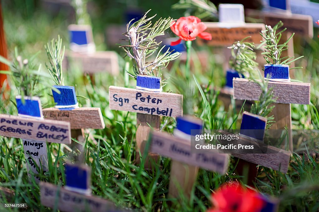 ANZAC Field of Remembrance conducted by War Widow's Guild of...