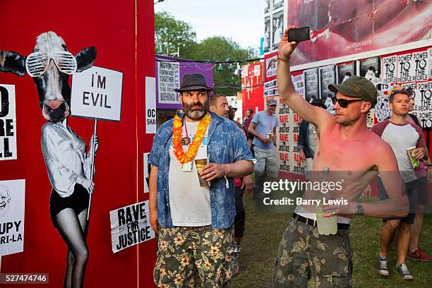 Shangri La is a festival of contemporary performing arts held each year within Glastonbury Festival. The theme for the 2015 Shangri La was Protest....