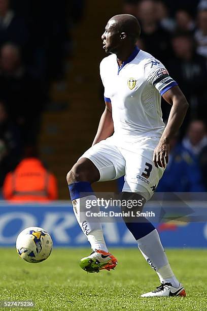 Souleman Bamba of Leeds United FC during the Sky Bet Championship match between Leeds United and Charlton Athletic at Elland Road on April 30, 2016...