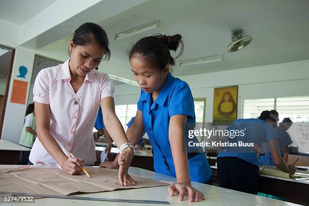 Teenagers, both girls and boys learn the trade of tailoring. Many of the local teenagers dream of going to Manila or other big cities and vocational...