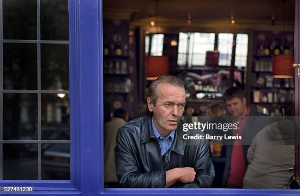 Author and writer Martin Amis in a pub in Notting Hill, London. Martin Louis Amis is a British novelist, the author of many novels including Money...