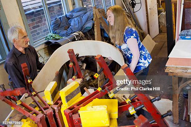 Piano makers at John Broadwood and sons piano makers by Royal appointment, they are the oldest established piano maker in the World. Workshop and...