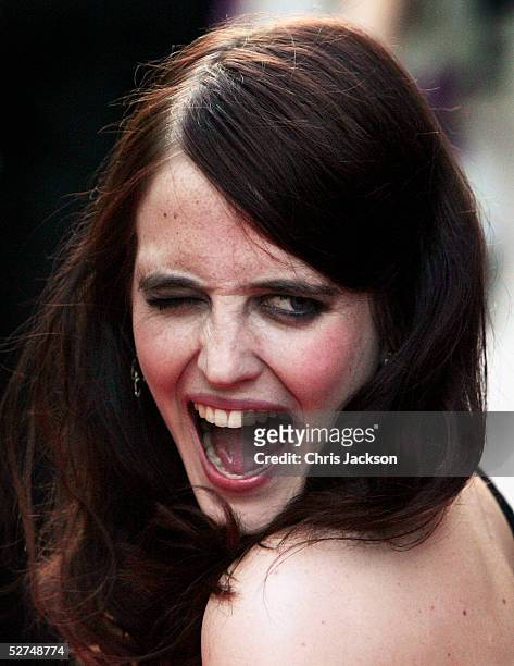 Actress Eva Green arrives at the European Premiere of "Kingdom of Heaven" at the Empire Leicester Square on May 2, 2005 in London.
