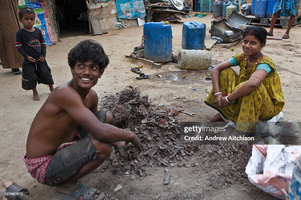 India - Delhi - Slum Living