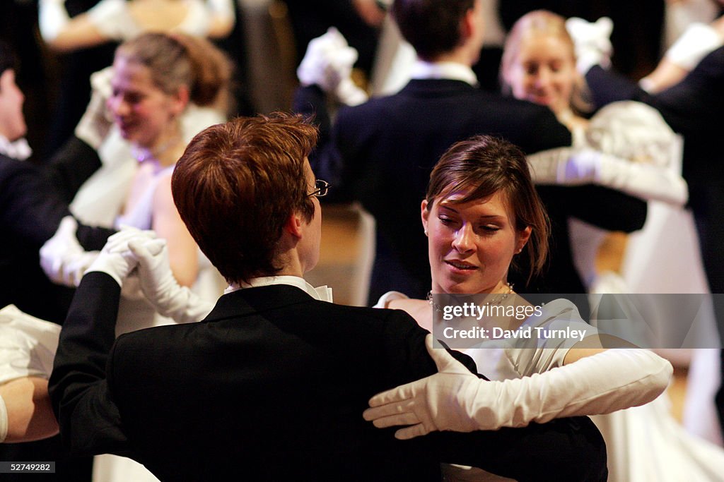 Vienna's Youth Learn To Waltz