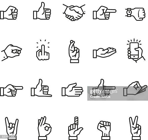 stockillustraties, clipart, cartoons en iconen met hand sign icon - belt