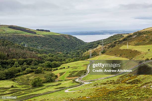 The path leading down the Anafon valley in the Carneddau which rises immediately south of the village of Abergwyngregyn just inside the northern...