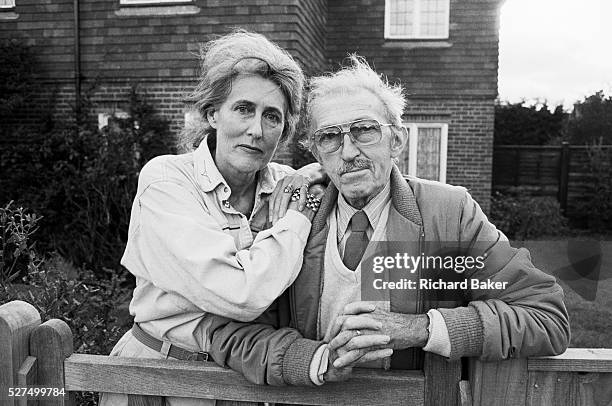 Two of the esteemed veteran photojournalists from the era of the weekly Picture Post magazine, Grace Robertson and Thurston Hopkins are is seen at...