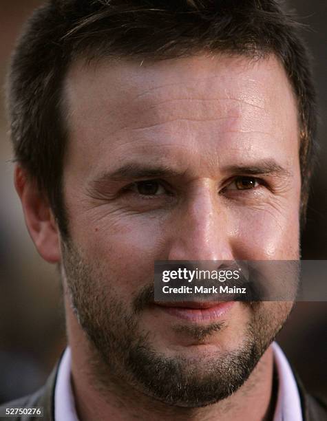 Actor David Arquette attend the "Premiere of Sony Classics Layer Cake" at the Egyptian Theatre on May 2, 2005 in Los Angeles, California.