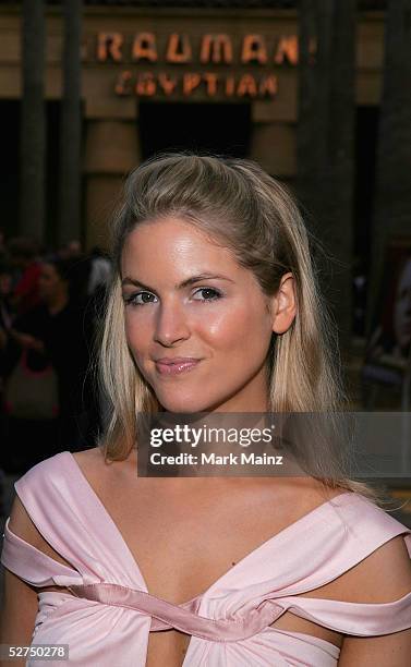 Actress Jenny Alden attend the "Premiere of Sony Classics Layer Cake" at the Egyptian Theatre on May 2, 2005 in Los Angeles, California.