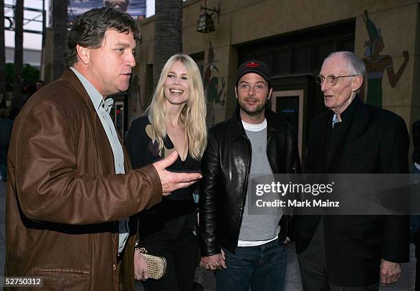 Co-President of Sony Pictures Classics Tom Bernard, Claudia Schiffer, director Matthew Vaughn and Gareth Wigan attend the pre-reception for the...