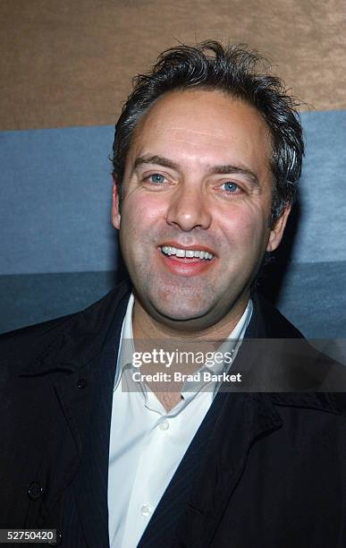 Sam Mendes arrives at The Atlantic Theater Company's 2005 Spring Gala at the Rainbow Room on May 2, 2005 in New York.