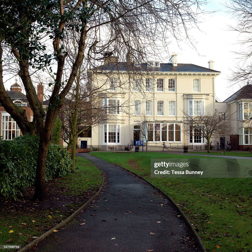 The exterior of The Mount School, York, UK. The Mount School is a