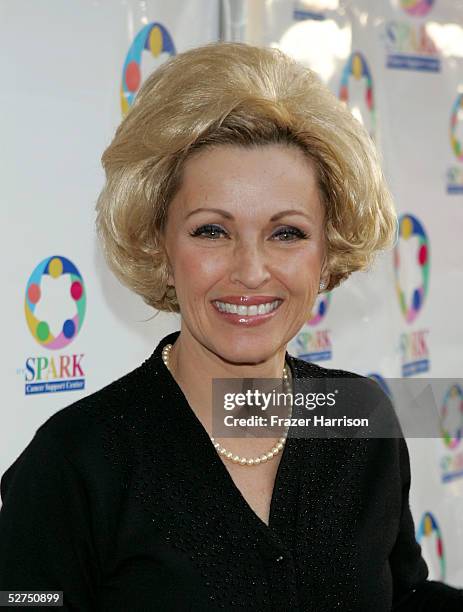 Actress Lorna Patterson arrives at the WeSPARKLE Variety Hour to benefit weSPARK Cancer Support Center held at The Henry Fonda Music Box Theatre on...