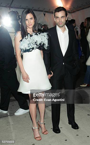 Actress Jennifer Connelly and designer Nicolas Ghesquire attend the MET Costume Institute Gala Celebrating Chanel at the Metropolitan Museum of Art...