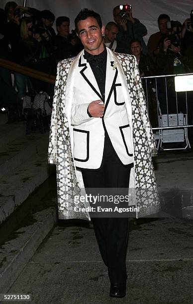 Designer Zac Posen attends the MET Costume Institute Gala Celebrating Chanel at the Metropolitan Museum of Art May 2, 2005 In New York City.