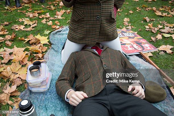 London, UK. Friday 12th December 2014. Activists simulate sex acts in protest at new censorship laws. The organisers of the 'Sexual Freedom'...