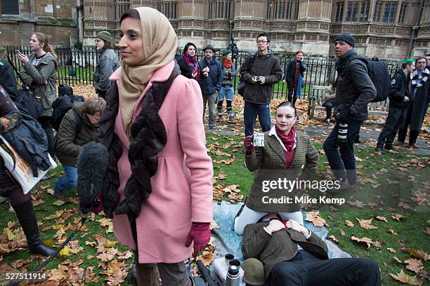 London, UK. Friday 12th December 2014. Activists simulate sex acts in protest at new censorship laws. The organisers of the 'Sexual Freedom'...