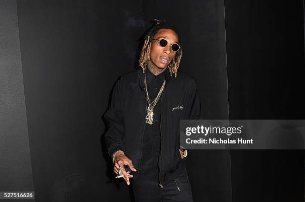 Rapper Wiz Khalifa attends the Balmain and Olivier Rousteing after the Met Gala Celebration on May 02, 2016 in New York, New York.