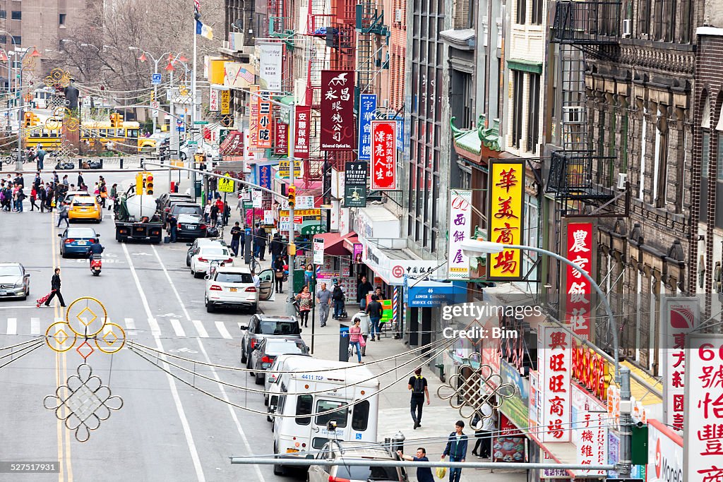 Chinatown Shops and Restaurants, New York City