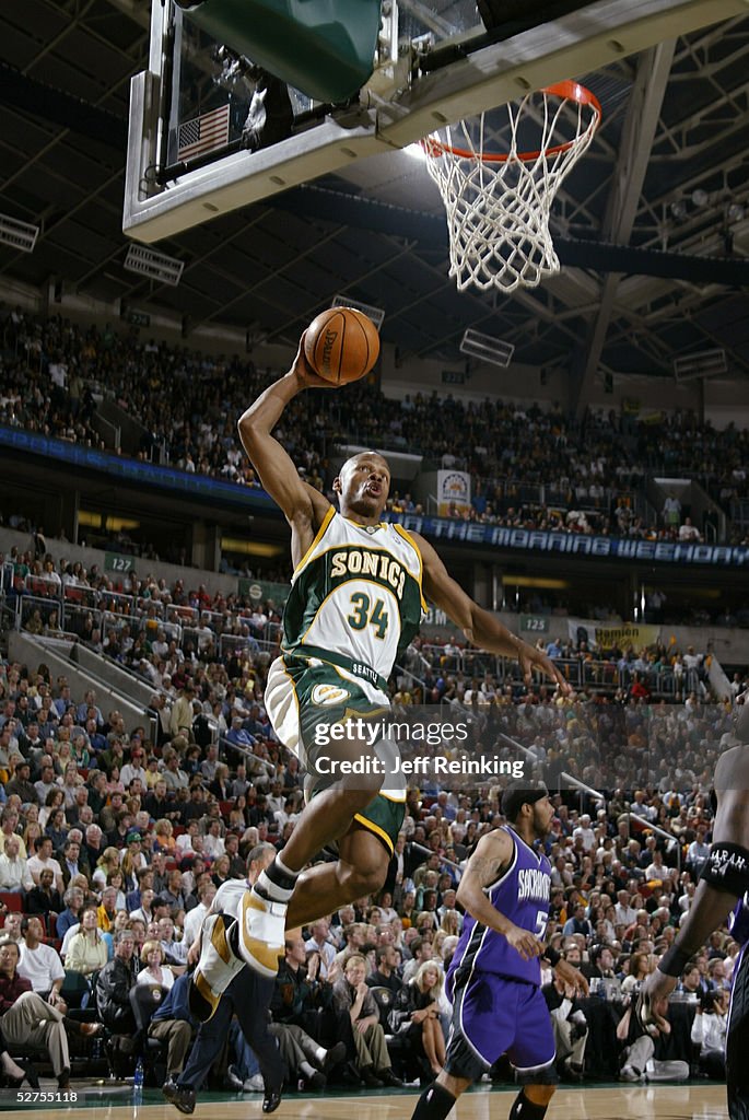 Sacramento Kings v Seattle SuperSonics - West QF Game 5