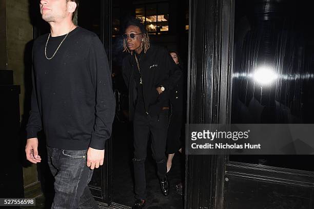 Rapper Wiz Khalifa attends the Balmain and Olivier Rousteing after the Met Gala Celebration on May 02, 2016 in New York, New York.