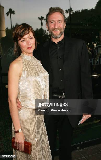 Actress Mia Sara and producer Brian Henson attend the 31st Annual Saturn Awards at the Universal Hilton on May 3, 2005 in Los Angeles, California.