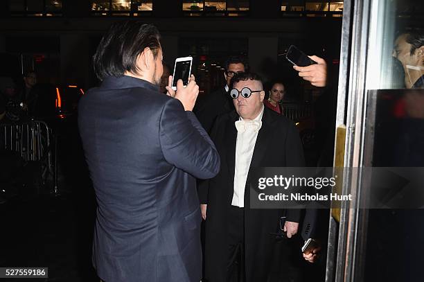 Designer Alber Elbaz attends the Balmain and Olivier Rousteing after the Met Gala Celebration on May 02, 2016 in New York, New York.