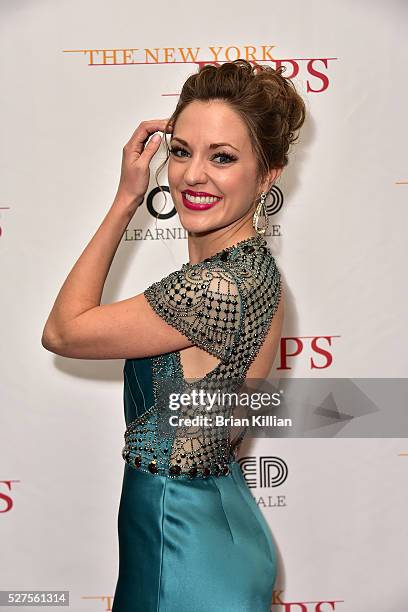 Singer Laura Osnes attends the New York Pops 33rd Birthday Gala - Dinner Dance at Mandarin Oriental New York on May 2, 2016 in New York City