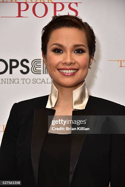 Singer Lea Salonga attends the New York Pops 33rd Birthday Gala - Dinner Dance at Mandarin Oriental New York on May 2, 2016 in New York City