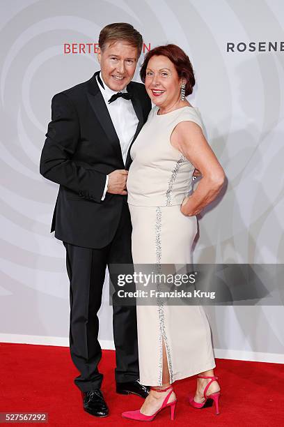 Ulrich Meyer and Georgia Tornow attend the Rosenball 2016 on April 30 in Berlin, Germany.