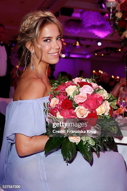 Sylvie Meis attends the Rosenball 2016 on April 30 in Berlin, Germany.