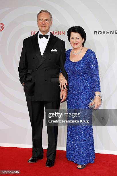 Kajo Josef Neukirchen and Erika Neukirchen attend the Rosenball 2016 on April 30 in Berlin, Germany.
