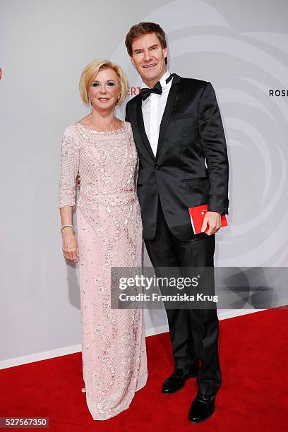 Liz Mohn and Carsten Maschmeyer attend the Rosenball 2016 on April 30 in Berlin, Germany.