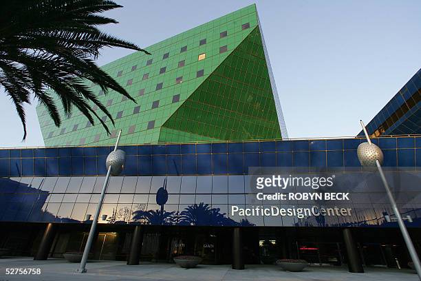 The Pacific Design Center in West Hollywood, California, 31 March 2005. One of Los Angeles' foremost architectural landmarks, The Pacific Design...
