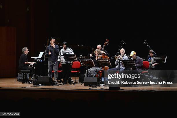 American musician and author Uri Caine performs with his Ensamble Theo Bleckmann - Barbara Walker - Joyce Hammann - Mark Helias - Ralph Alessi -...