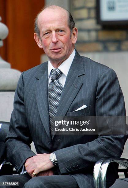 The Duke Of Kent is seen at the "VE Day: 60 Years On" Veteran's Reunion at the Imperial War Museum on May 4, 2005 in London, England. The event marks...