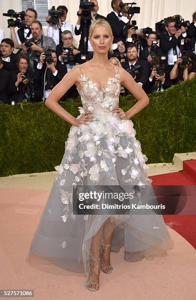 Model Karolina Kurkova attends the "Manus x Machina: Fashion In An Age Of Technology" Costume Institute Gala at Metropolitan Museum of Art on May 2,...