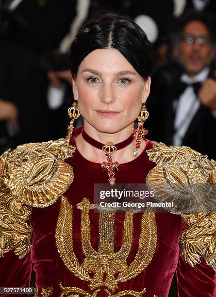 Tabitha Simmons attends the 'Manus x Machina: Fashion in an Age of Technology' Costume Institute Gala at the Metropolitan Museum of Art on May 2,...