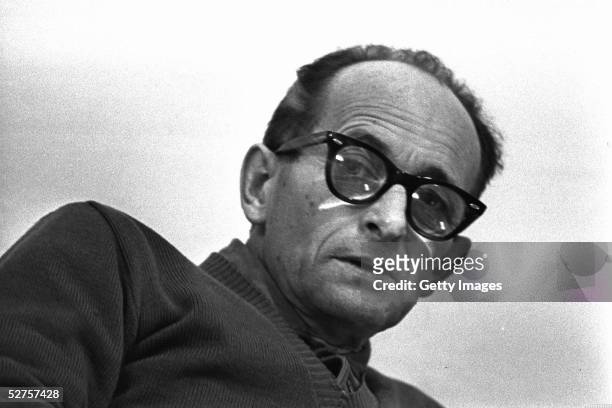 Nazi war criminal Adolph Eichmann in his prison cell April 15, 1961 in Ramle, central Israel. The Israeli police donated Eichmann's original...