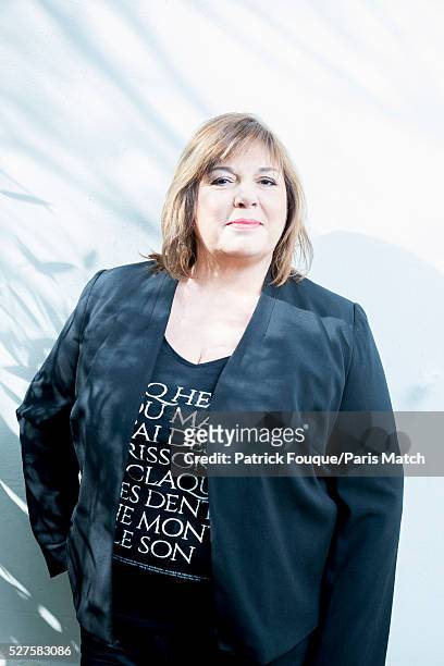 Actor Michele Bernier is photographed for Paris Match on April 8, 2016 in Paris, France.