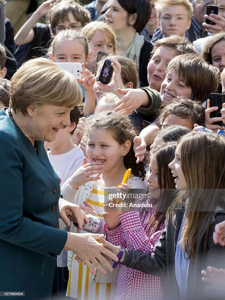 German Chancellor Angela Merkel in Berlin