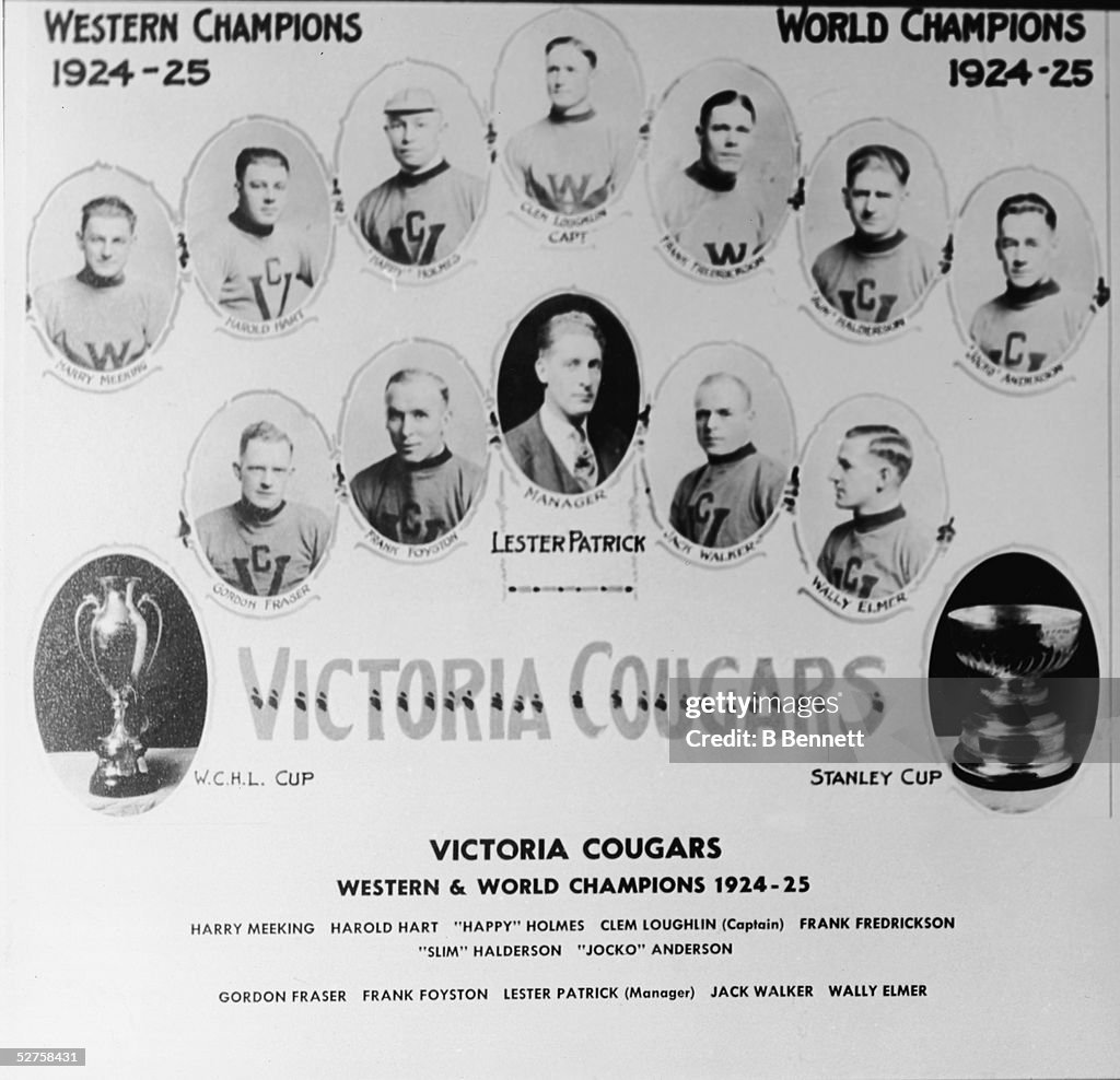 Portrait Of Victoria Cougars, 1924 - 1925