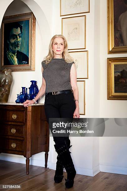 Writer Lady Colin Campbell is photographed for the Sunday Times magazine on August 28, 2012 in London, England.