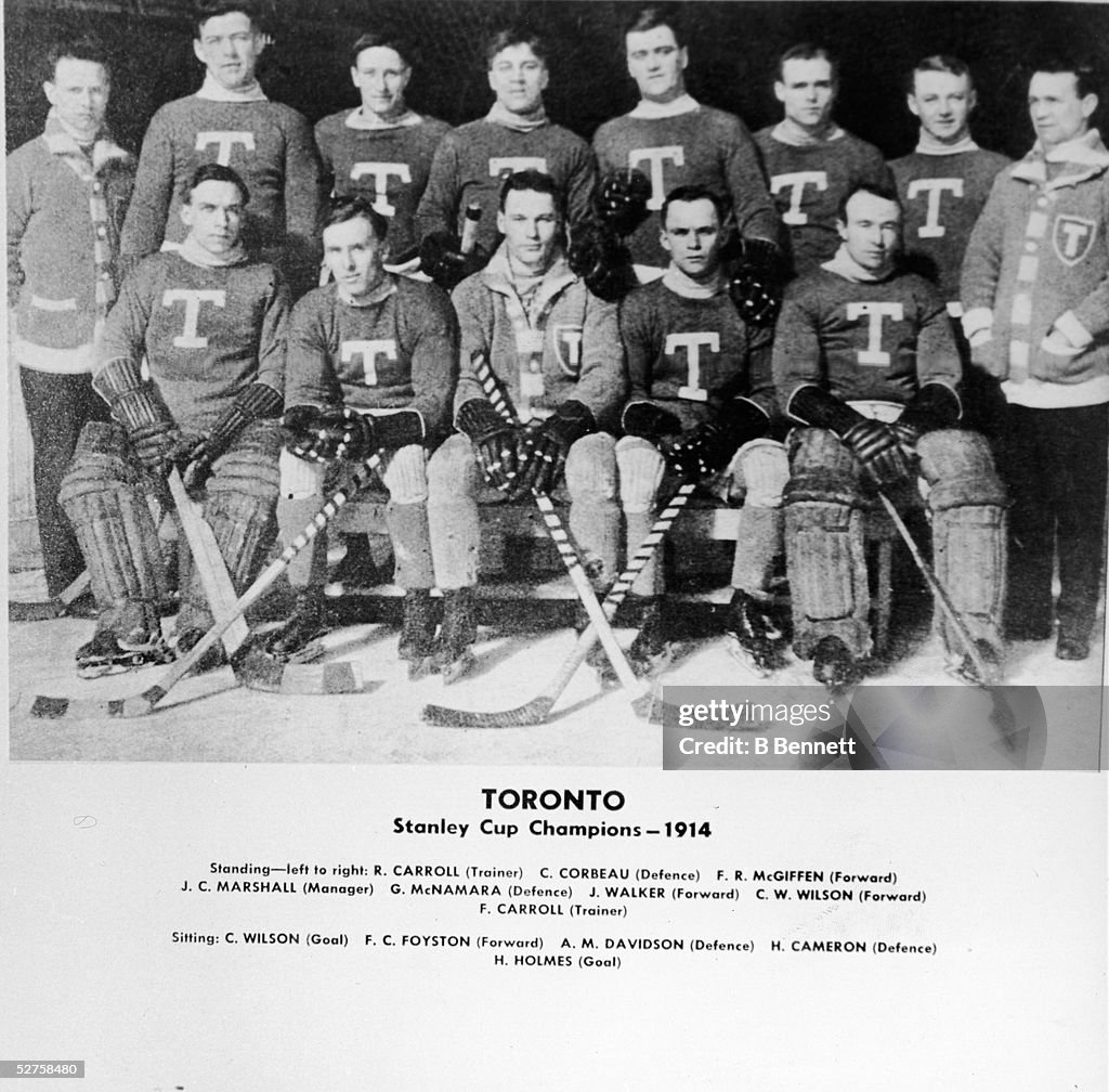 Portrait Of Toronto Blueshirts, 1914