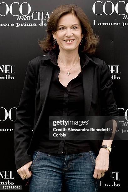 French director Anne Fontaine attend the photo call of "Coco avant Chanel" in Rome