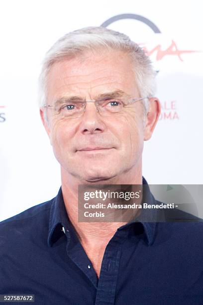 Director Stephen Daldry, actors Gabriel Weinstein, Rooney Mara, Eduardo Luis and Rickson Tevez attend 'Trash' Photocall during The 9th Rome Film...