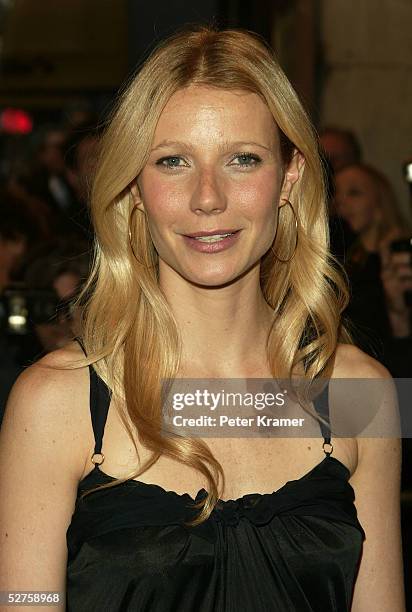 Actor Gwyneth Paltrow attends the opening night of "Sweet Charity" on Broadway at the Al Hirschfeld Theatre on May 4, 2005 in New York City.