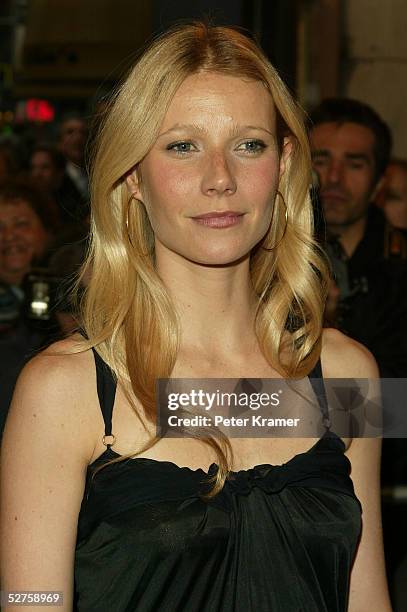 Actor Gwyneth Paltrow attends the opening night of "Sweet Charity" on Broadway at the Al Hirschfeld Theatre on May 4, 2005 in New York City.